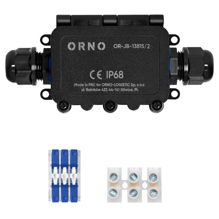 ORNO распределительная коробка IP68, 2xM20