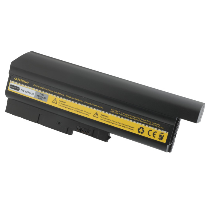 Patona PT2045 Battery for IBM ThinkPad T60/T61 6600mAh 10.8V Li-Ion