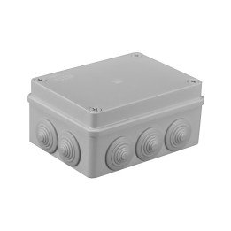 S-BOX коробка IP65 150x110x70mm с вводами, серая