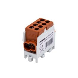 Клеммная колодка HLAK Al/CU 2x25-2x25mm коричневая