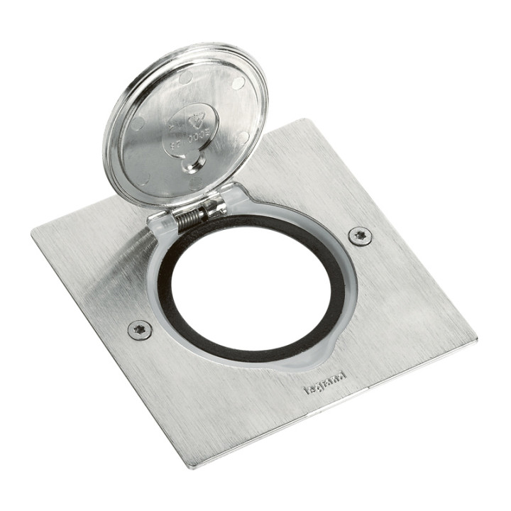 Legrand grīdas kvadrātveida lūka 2 moduļi inox