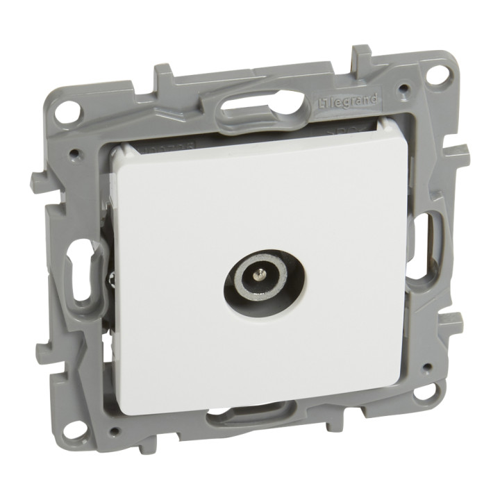 Legrand Niloe TV rozete gala 10dB balts