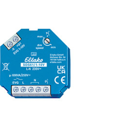 Eltako 1-10V vadības dimmeris elektroniskajiem balastiem