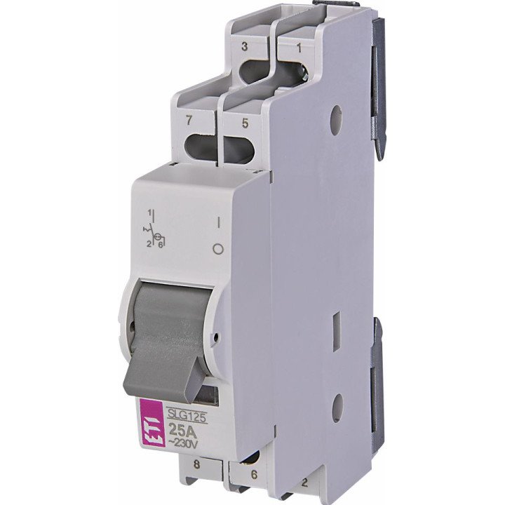 ETI SLG 125 slēdzis ar indikatorlampu 1-pola 25A