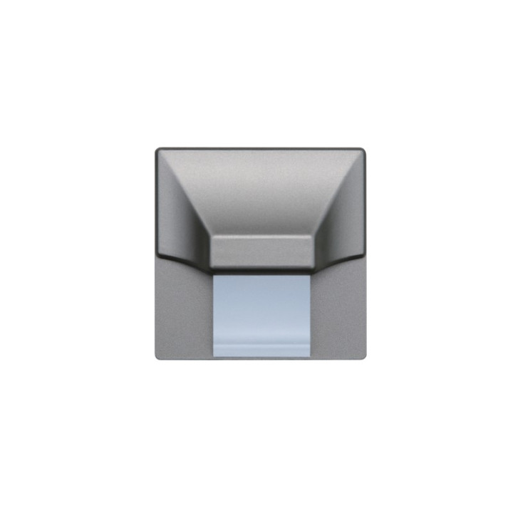 LED WENUS (square 60mm), steely, white  cold, glue