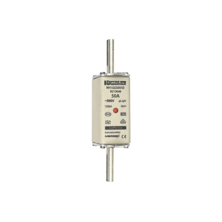 Mersen NH 50A 500VAC размер 1