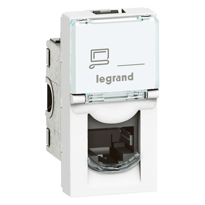 Legrand Mosaic RJ45 Cat. 5e FTP белый