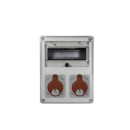 R-BOX 240 rozešu sadalne 2x16A/5p ar moduliem IP44