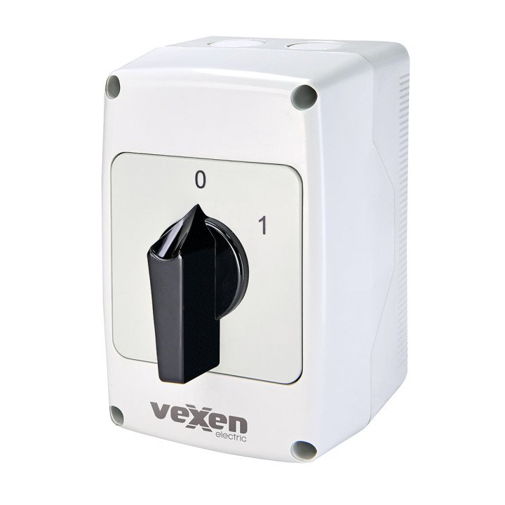 VEXEN переключатель 0-1 3P 40A IP65
