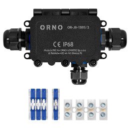 ORNO распределительная коробка IP68, 2xM20/1xM16