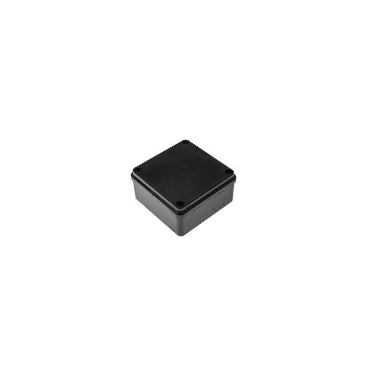 S-BOX nozarkārba IP65, 100×100×50mm, melna