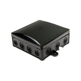 Pawbol коробка надштукатурная IP54 95x95x40mm черная с муфтами