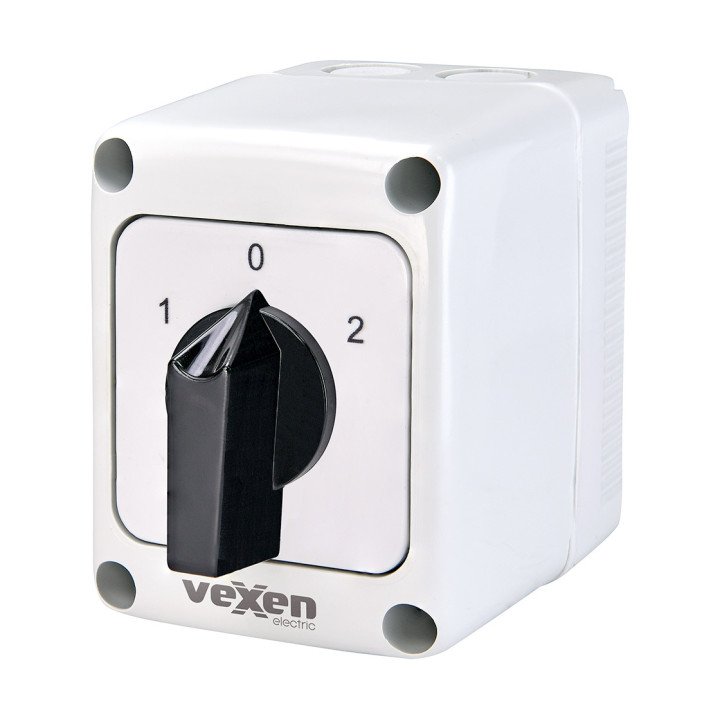 VEXEN paketslēdzis 1-0-2 3P 16A IP65