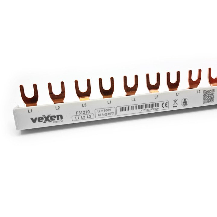 VEXEN MCB kopne 10mm2, 3 fāzes, dakšas, 210mm