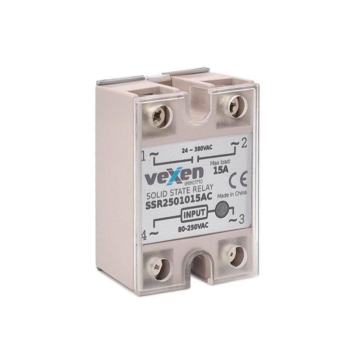 VEXEN твердотельное реле 1NO, 15A, 80-250VAC