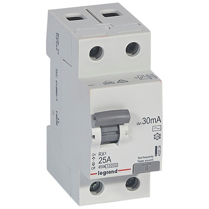 Legrand RX3 FI-slēdzis 2P 25A 30mA