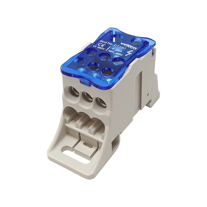 DT160 распределительная клемма 160A in 1x70mm2, 1x16mm2; out 6x16mm2