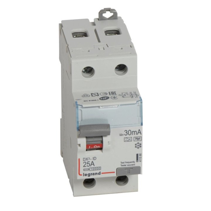 Legrand DX-ID RCCB 2P 25A Hpi 30mA