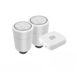 Immax NEO Smart Thermostatic Head Zigbee + Smart NEO BRIDGE PRO v3 (2x Head + Bridge)