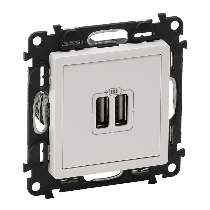 Valena Life USB rozete balta 2.4A