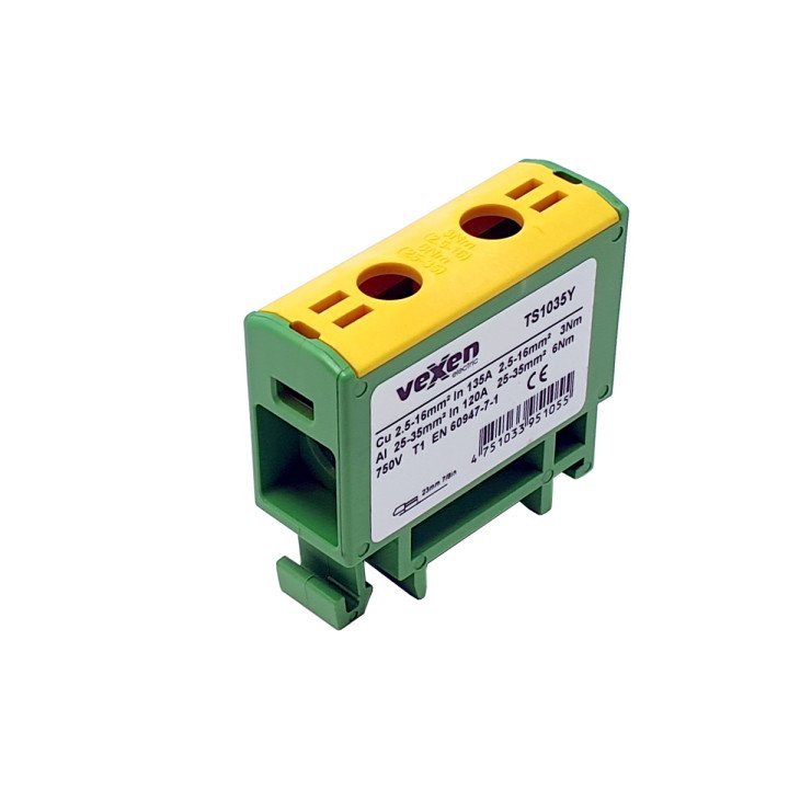 VEXEN TS1035Y транзитная клемма Al/Cu 2,5-35mm²