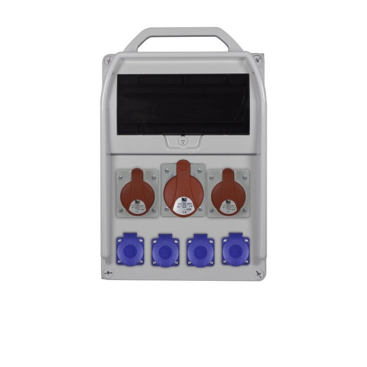 R-BOX 382 распределительная панель 1x32A/5p 2x16A/5p IP44