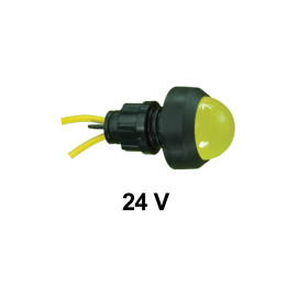 Signāllampa 20 / Dzeltena / 24V AC/DC
