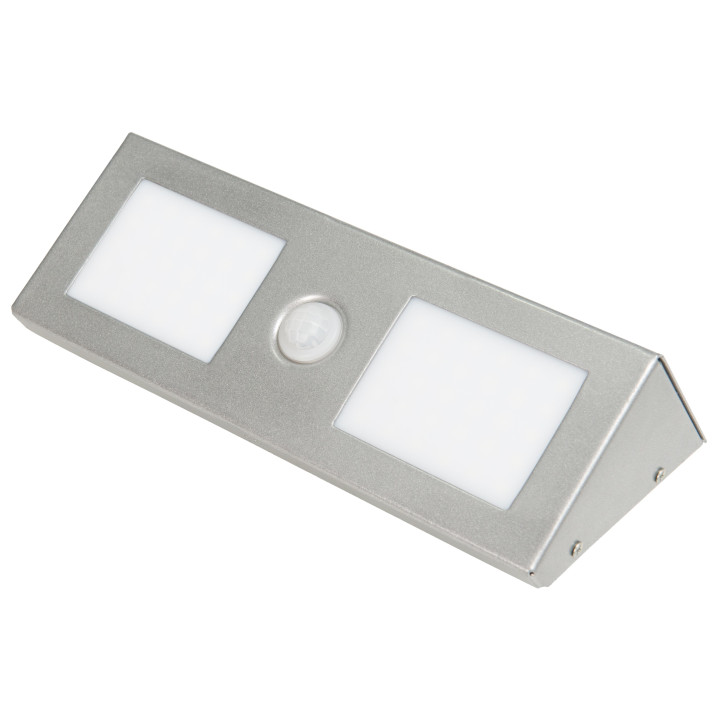 slope 2xLED  silver  6500K