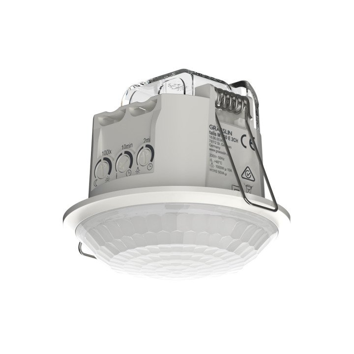 talis M 360 E 2CH kustības sensors, 2 kanāli, virsapmetuma, IP21, 1000W