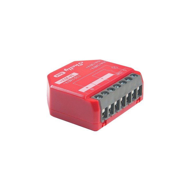 Shelly 1PM Gen4 16A pārslēgš Wi-Fi Zigbee Matter