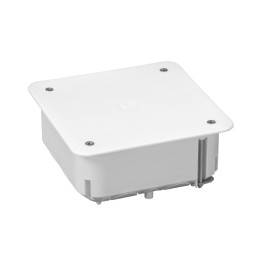PAWBOL A.0045 nozarkārba 100x100x40mm balta ar vāku