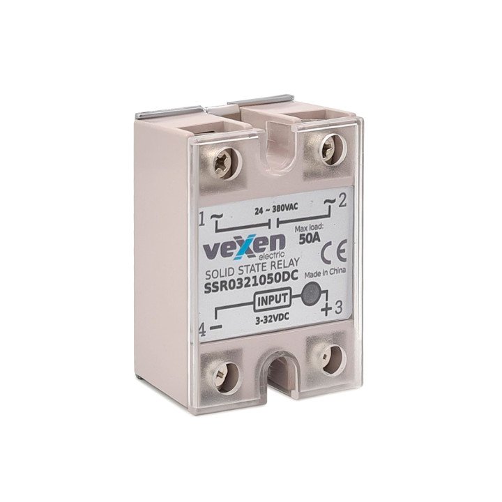 VEXEN SSR relejs 1NO 50A 3-32VDC