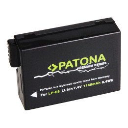 Patona PT1136 Battery Canon LP-E8 1120mAh Li-Ion Premium