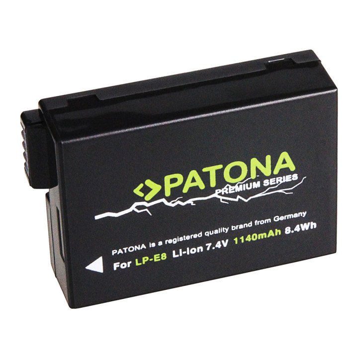 Patona PT1136 Battery Canon LP-E8 1120mAh Li-Ion Premium