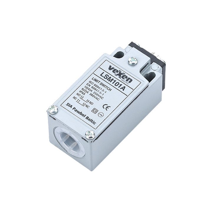 VEXEN LSM101A gala slēdzis 1NO/1NC IP65 metāla virzule
