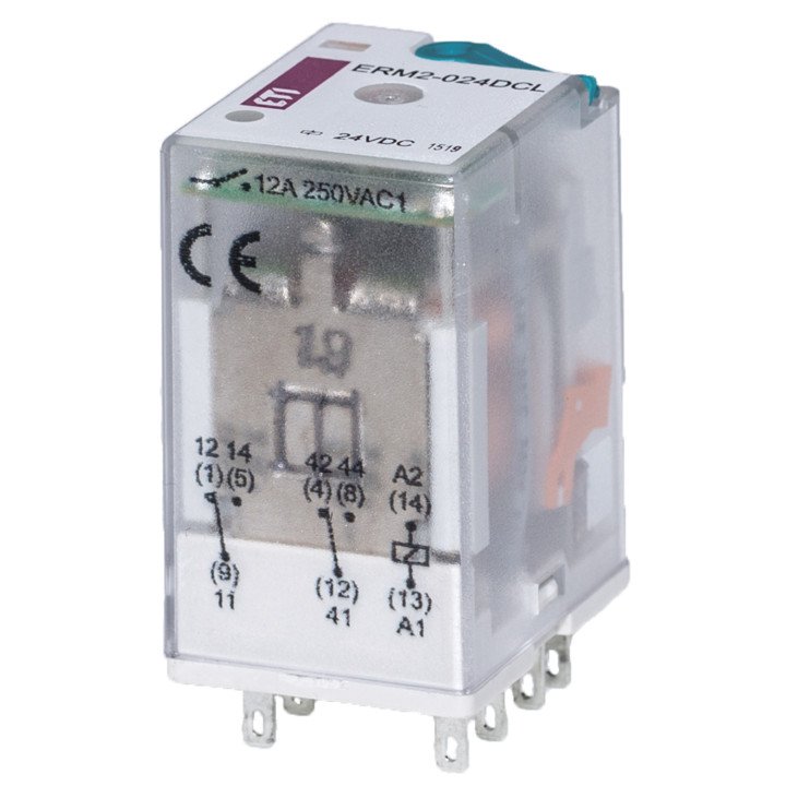ETI ERM2-024DCL elektromagnētiskais relejs 24V