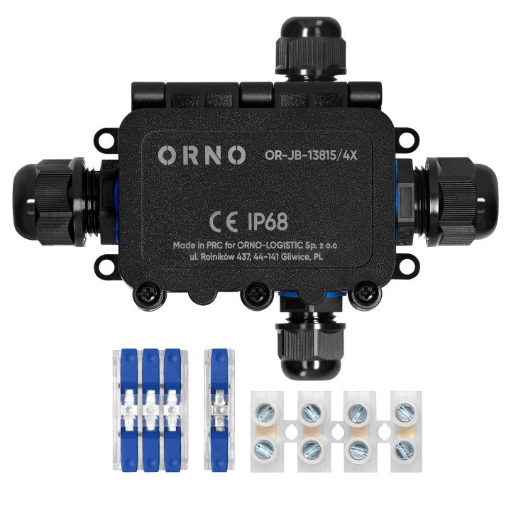 Orno savienojuma doza HD IP68, 0.75-4.0mm2, X-tips