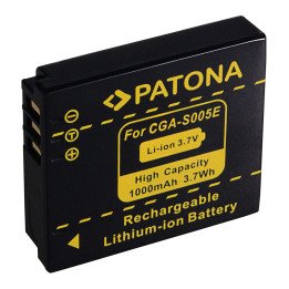 Patona PT1041 Battery 1000mAh Li-Ion for Panasonic CGA-S005