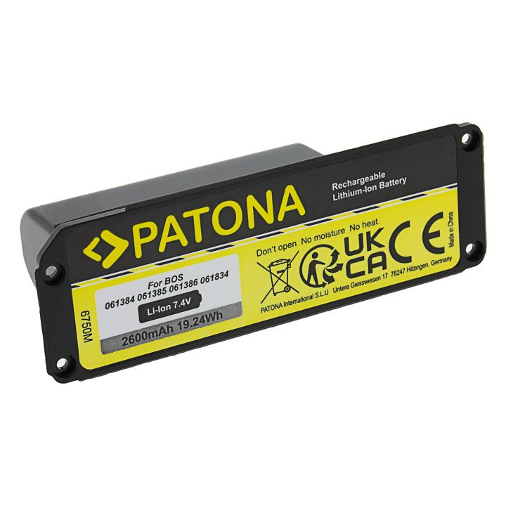 Patona PT6750 Replacement Battery for BOSE Soundlink Mini 1 – 2600mAh 7.4V Li-ion with Tools