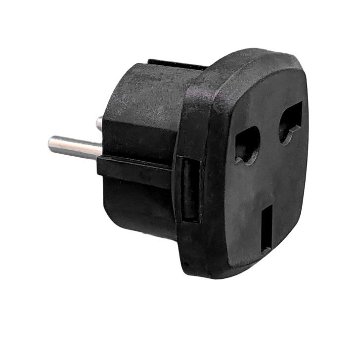 Adapteris UK uz EU, melns