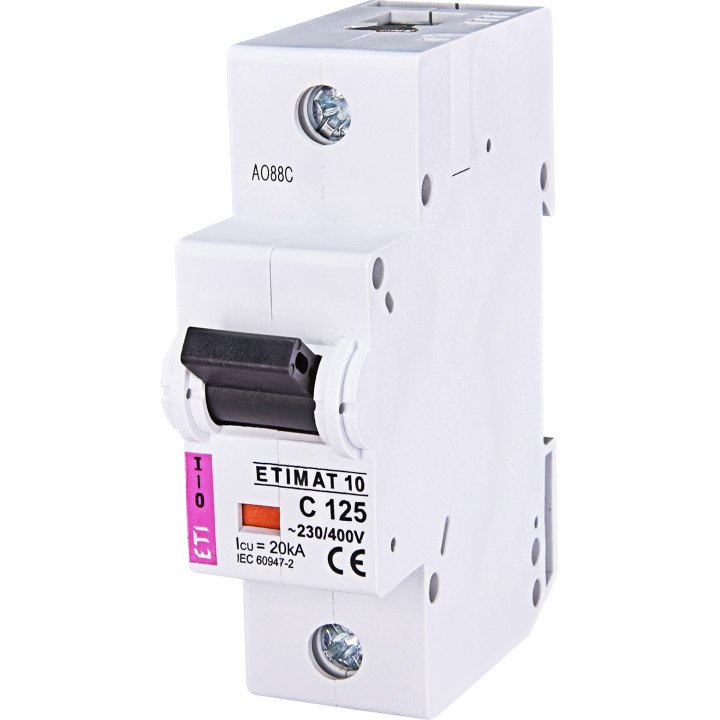 ETI ETIMAT 10 1p C 125A automātiskais slēdzis