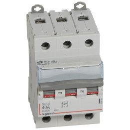 DX3 выключатель-разъединитель 3П 40 А