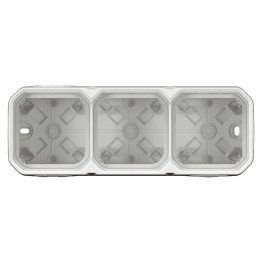 Legrand PLEXO коробка 3-местная белая