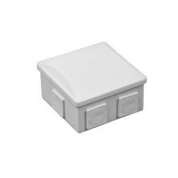 S-BOX nozarkārba IP44, 80×80×40mm, kvadrātveida ievadi
