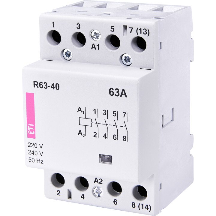 Modulārais kontaktors R 63-40 230V 63A