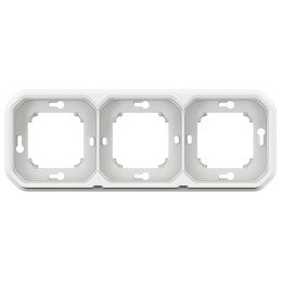 Legrand PLEXO суппорт встроенный 3-местный белый