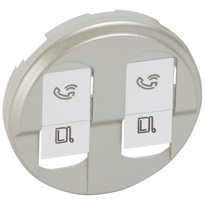 Celiane centrālā plate RJ45 dubulta
