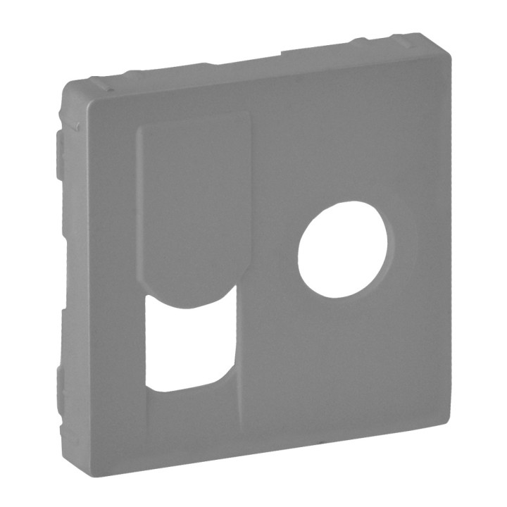 Valena Life alumīnija TV+RJ45 plate