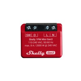 Shelly 1PM Mini Gen3 x2 с измерением мощности