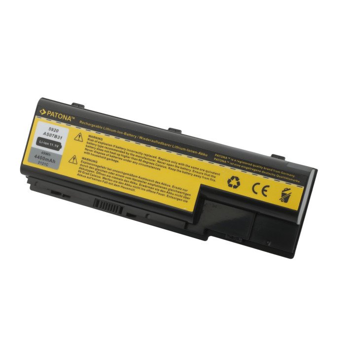 Patona PT2121 Battery for ACER Aspire 5220/5920 4400mAh 11.1V Li-Ion
